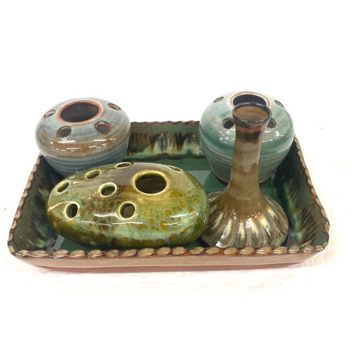 73 - Selection of studio ware pottery
