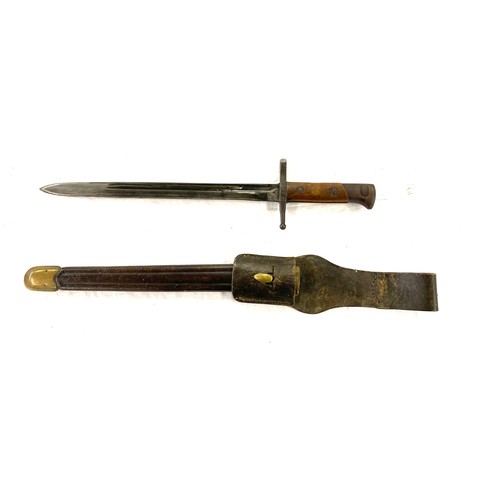 403 - Italian military bayonet with original frog