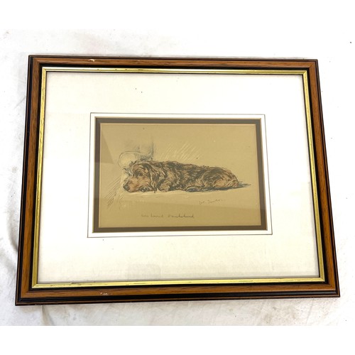 63 - Signed Lucy Dawson print measures approximately  Height 13 inches, Width 16 inches