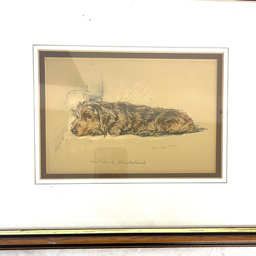 63 - Signed Lucy Dawson print measures approximately  Height 13 inches, Width 16 inches