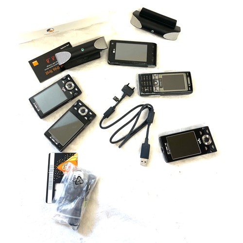 68 - Selection of assorted mobile phones includes sony ericsson etc