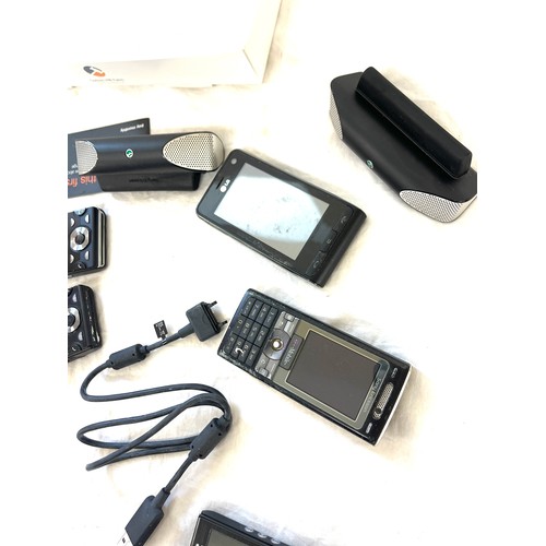 68 - Selection of assorted mobile phones includes sony ericsson etc