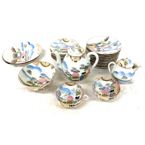 90 - Japanese Noritake tea set to include 6 cups etc