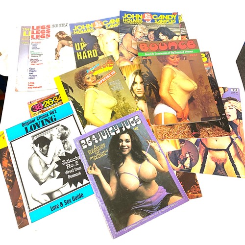 94 - Selection of assorted vintage adult magazines