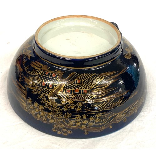 49 - Oriental design large bowl, diameter 10 inches, no markings