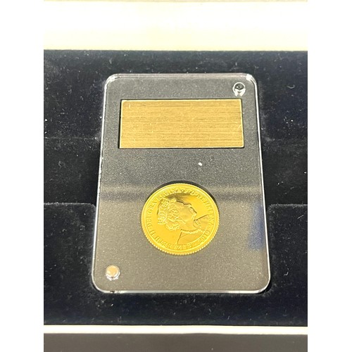 525 - Cased set of 2019 22ct gold proof Guinea's to include full, half and quarter mint coins