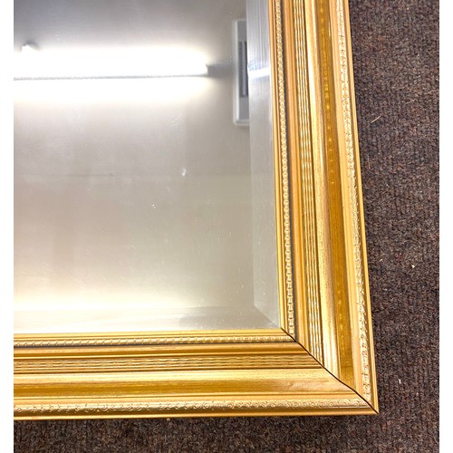 48 - Beveled edge mirror measures approx