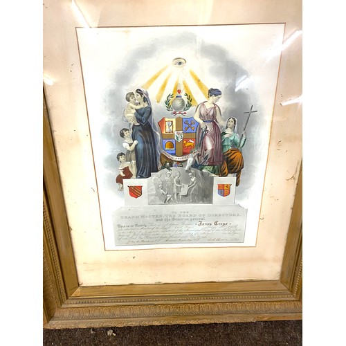 175 - 2 Vintage religious framed prints largest frame measures approx 32