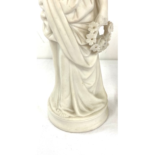 536 - 2 Antique Parian ware lady figurines