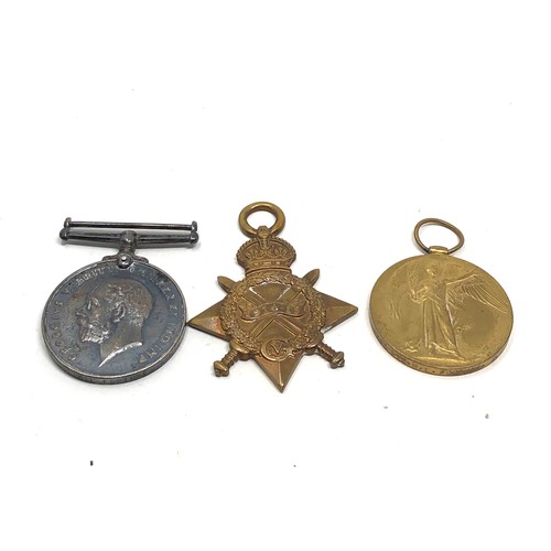 331 - ww1 trio medals to 04316 pte r.l.fortune a.o.c