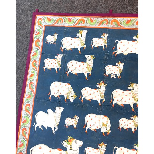 125 - Large Persian style Rug, measures approximately 220cm by 140cm modern 100% wool Persian style