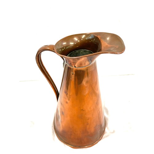29 - Vintage copper water jug by J.S&S height approx 11