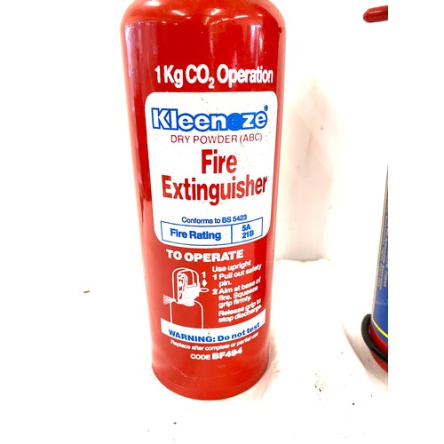 108 - Selection of 3 assorted fire extinguishers