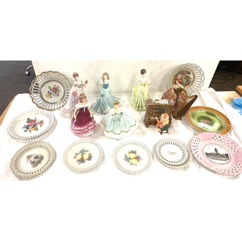 73 - Selection of assorted lady figures includes Royal Doulton, Coalport names to include with love, with... 