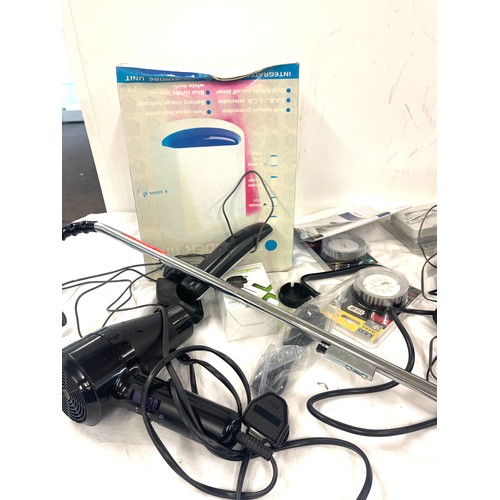 193 - Selection of electrical items includes coffee machine etc