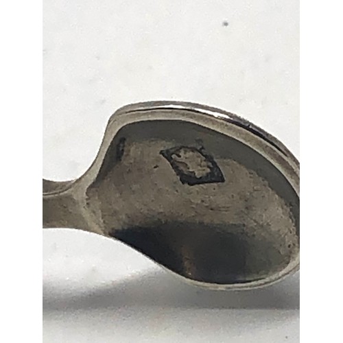 29 - Antique georgian silver scissor sugar tongs