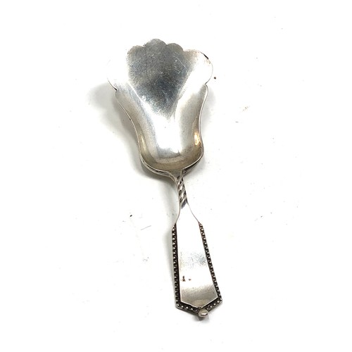 49 - Antique dutch silver tea caddy spoon