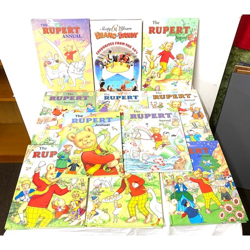 141 - Selection of vintage Rupert Annuals