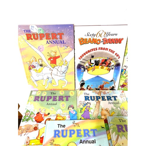 141 - Selection of vintage Rupert Annuals