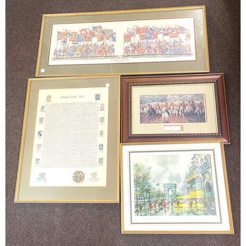 111 - Selection of framed prints, various sizes