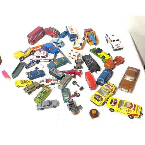 154 - Selection vintage die cast cars to include Corgi bat mobile etc