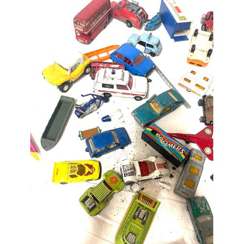 154 - Selection vintage die cast cars to include Corgi bat mobile etc