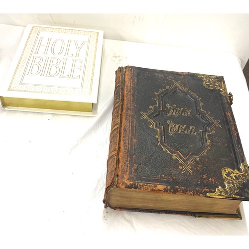 87 - Antique bible and 1 later version