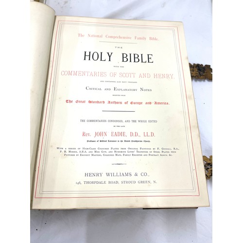 87 - Antique bible and 1 later version