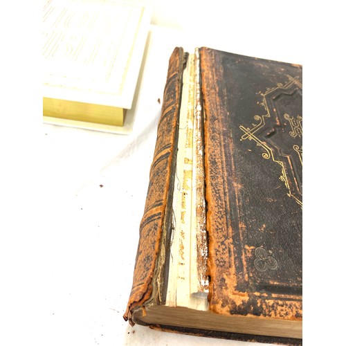 87 - Antique bible and 1 later version