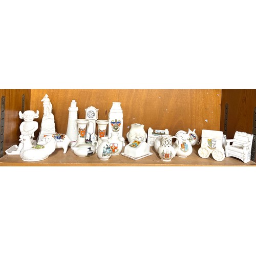 123 - Large selection of crested china