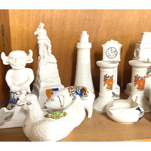 123 - Large selection of crested china