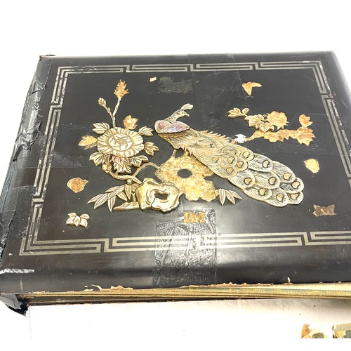 84 - The Burlington art miniature photo album, vintage Chinese silk album