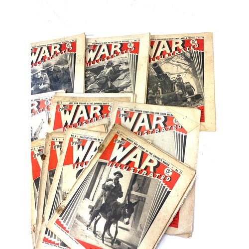 95 - Selection of vintage magazines, The war illustrated