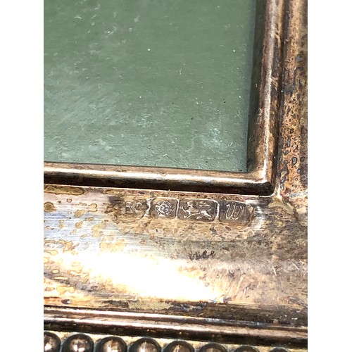 27 - Vintage Harrods Silver  picture frame measures approx 16cm by 12.5cm