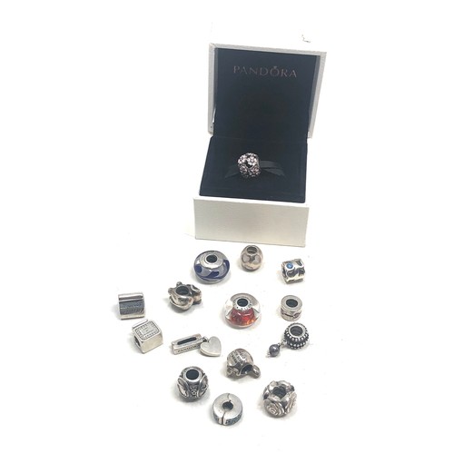 392 - 15 silver pandora charms