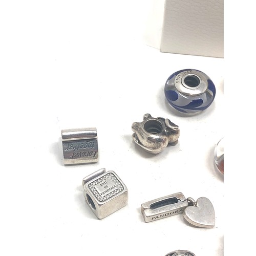 392 - 15 silver pandora charms