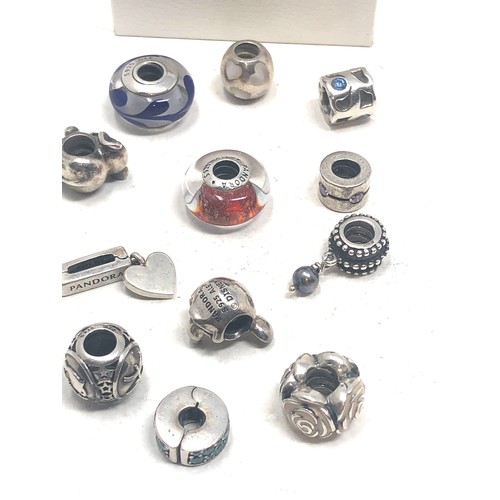 392 - 15 silver pandora charms