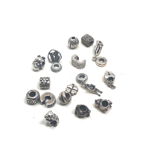 383 - 15 silver pandora charms