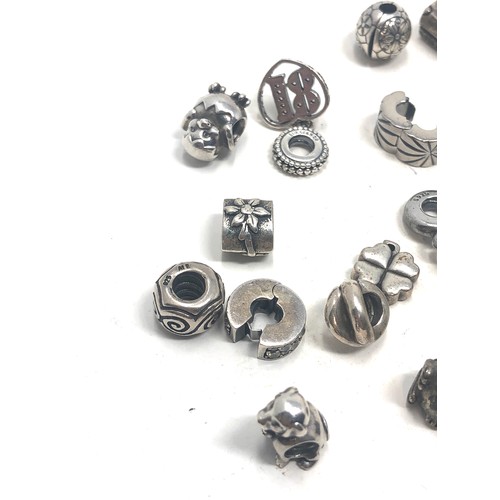 383 - 15 silver pandora charms