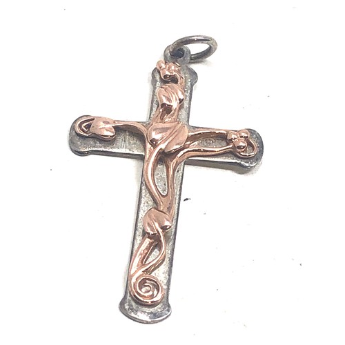 378 - clogau silver & gold cross