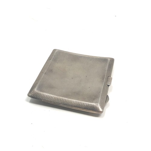 71 - Silver cigarette case weight 80g