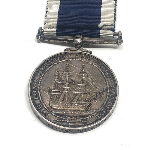 420 - ER11 royal navy long service medal to m945119 j.r.dick  ldg.wte hms caledonia