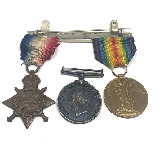 424 - ww1 trio medals to 10652 pte a.c.edmonds grenadier guards