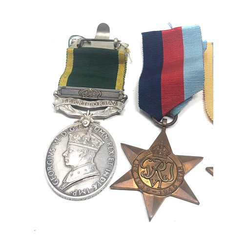 426 - ww2 territorial medal group to 7341133 sjt a.l sullivan r.a.m.c