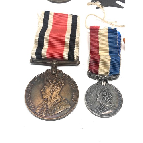 431 - 6 medals includes gv police medal to eric beevers etc