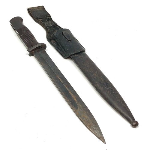 423 - ww2german k 98 bayonet & frog matching numbers