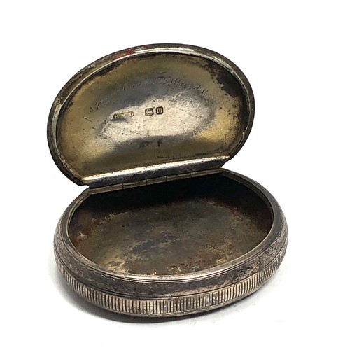 65 - Antique silver snuff box