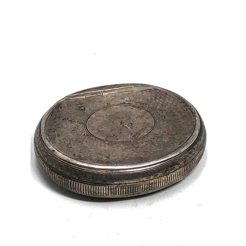 65 - Antique silver snuff box