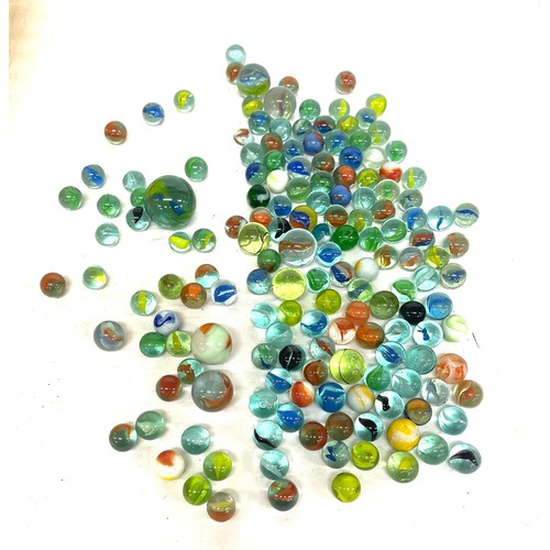 61 - Selection of vintage marbles