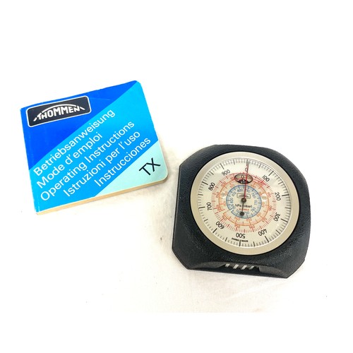 Thommen Classic Swiss Made Altimeter/Barometer with instruction manual